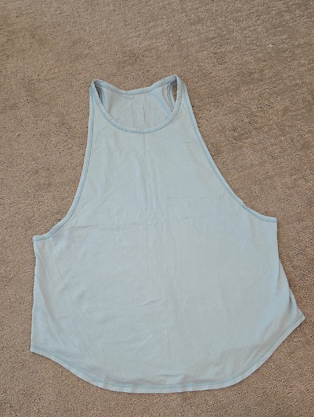 lululemon athletica Light Blue Racerback Tank Top